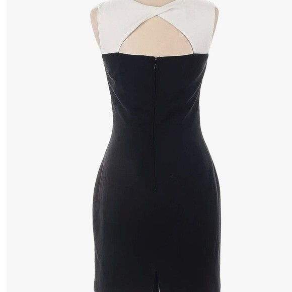 H&M black and white cutout sheath dress size 10 - Picture 5 of 10
